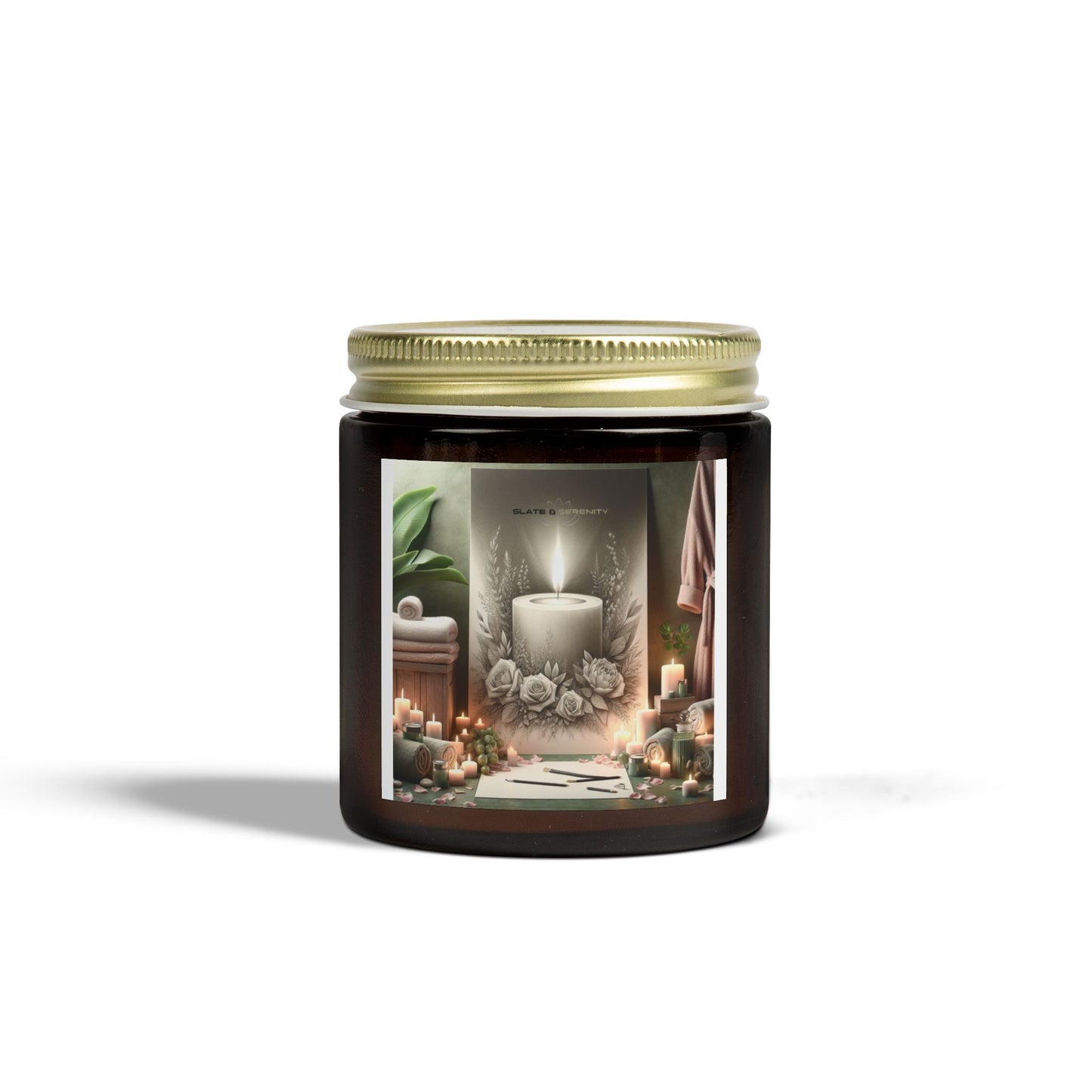 Scented Candles, Coconut Apricot Wax (4oz, 9oz)