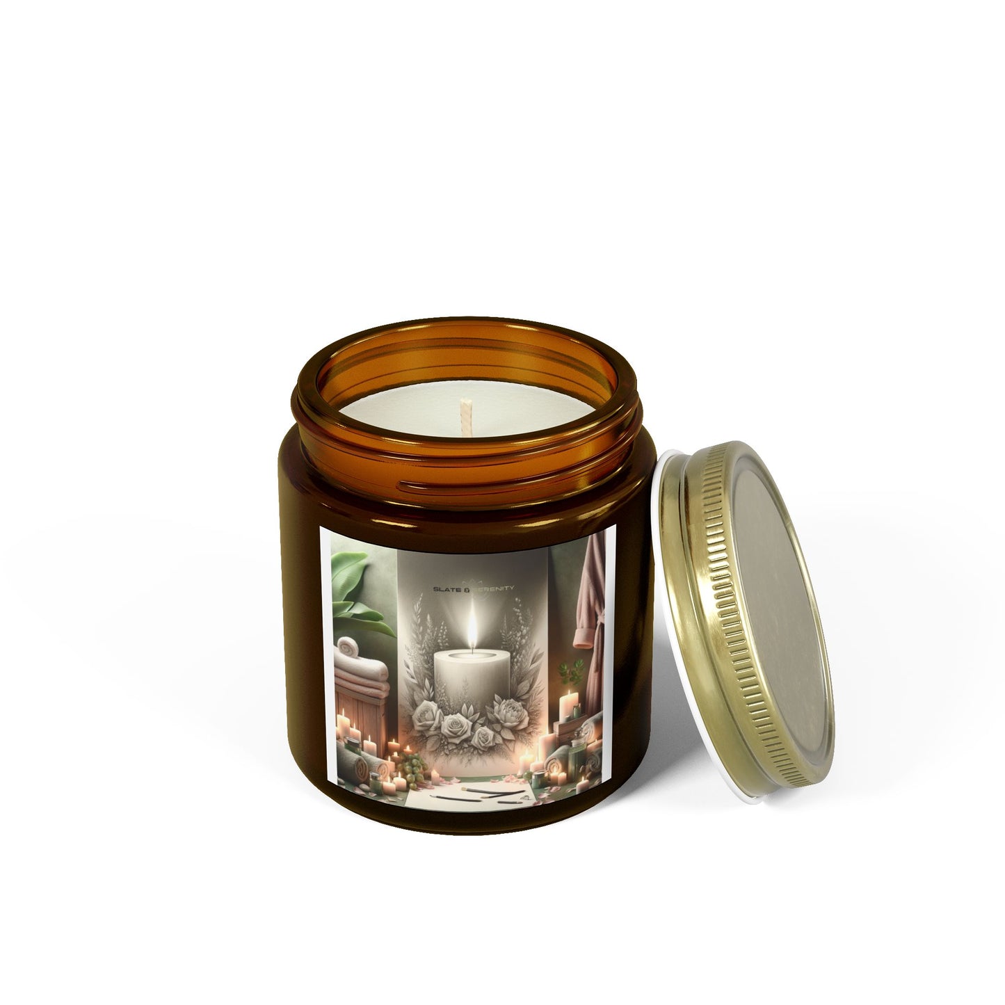 Scented Candles, Coconut Apricot Wax (4oz, 9oz)