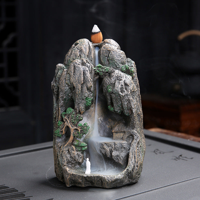 Waterfall Back Incense Burner