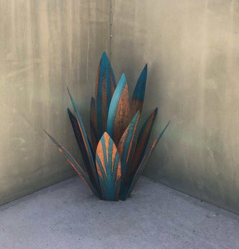 New Cross-Border Iron Art Agave Plant Garden Ornaments